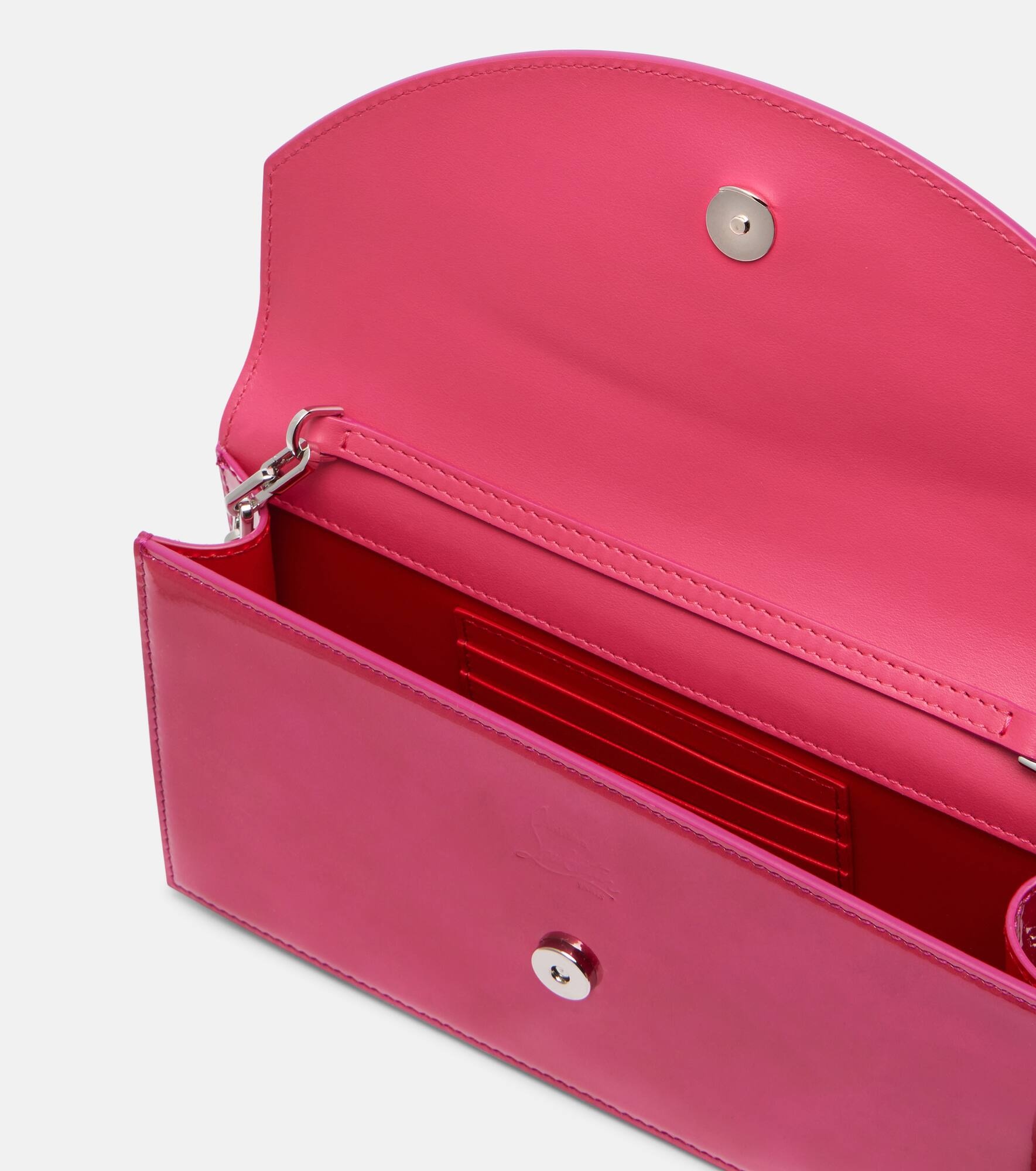 Loubi54 patent leather clutch - 3