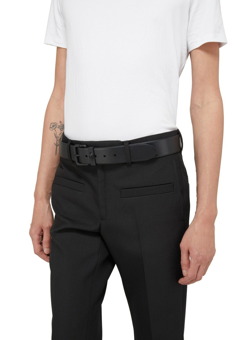 Alexander McQueen skull-motif leather belt outlook