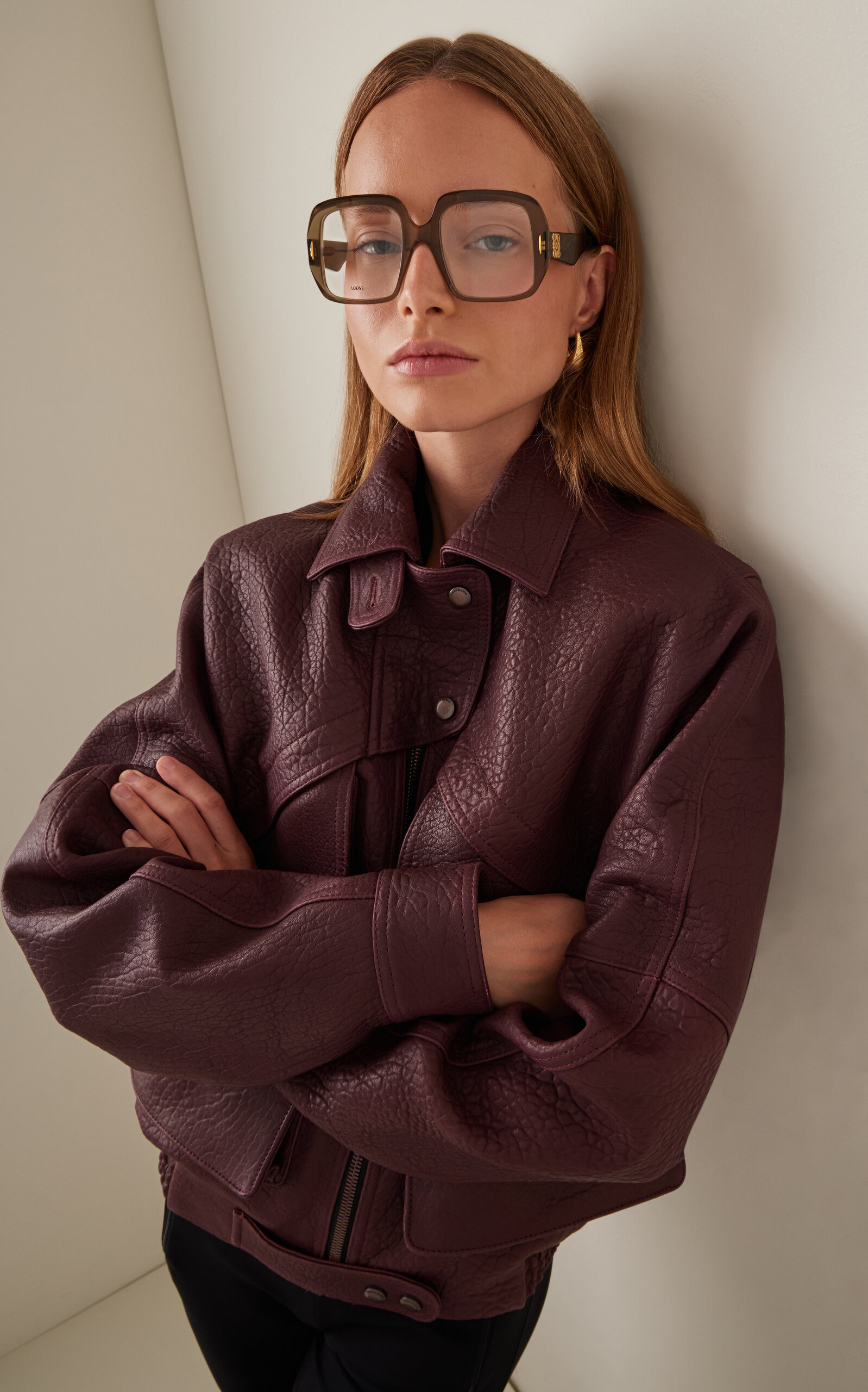 Anagram Square-Frame Acetate Sunglasses neutral - 2