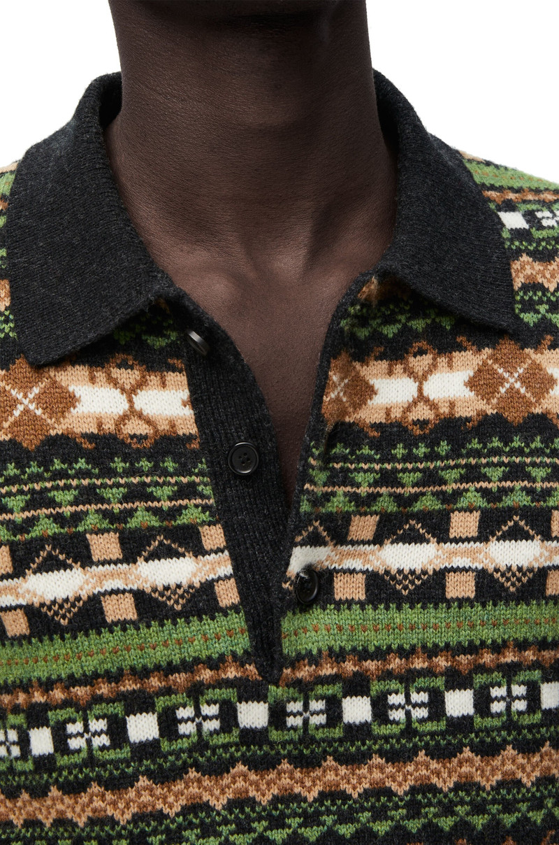 Polo sweater in wool 5