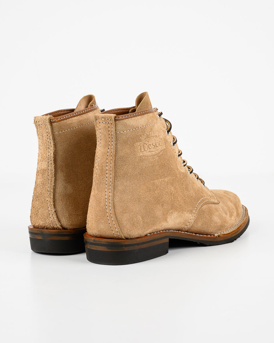 IHWE-FP-BLP Iron Heart Int'l x Wesco® - Rough-Out Boot - Burlap. The "Foot Patrol" - 2