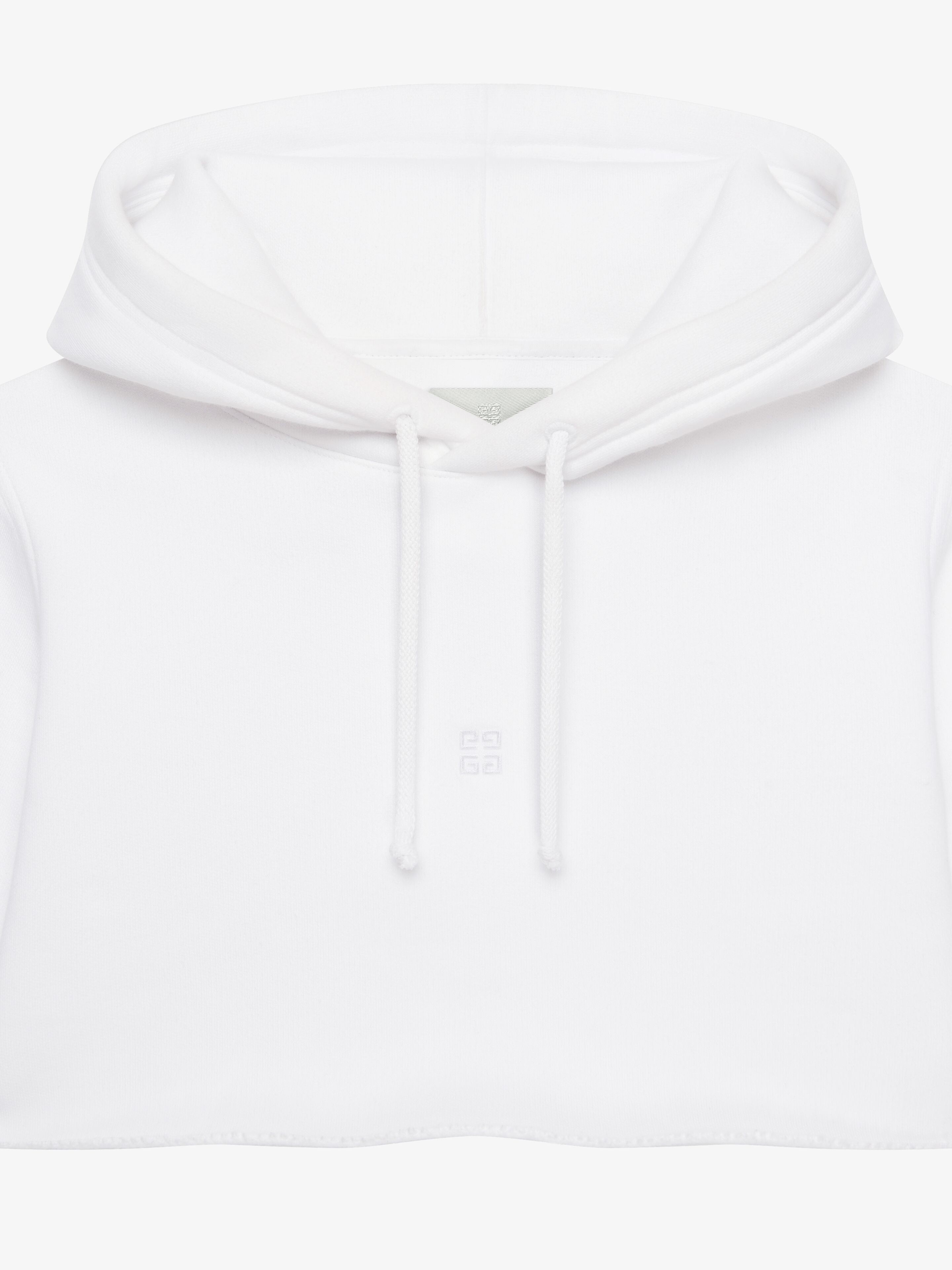 CROPPED HOODIE IN FLEECE - 5