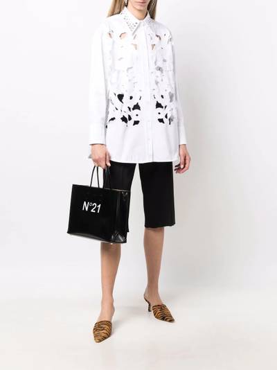 N°21 logo-print tote bag outlook