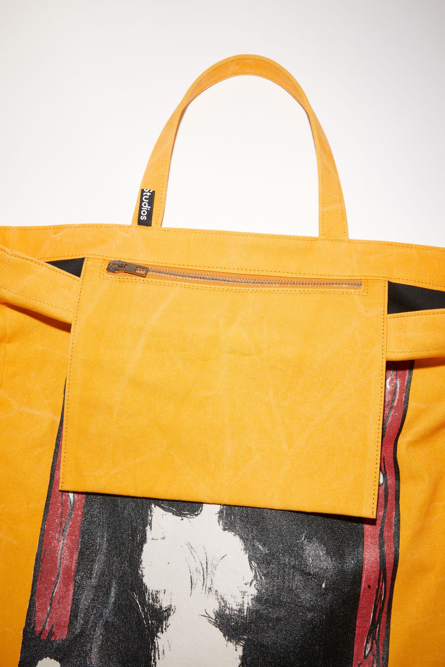 Printed tote bag - Desert beige - 5