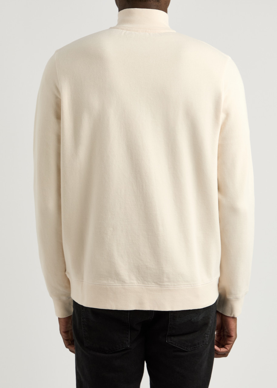 Sunspel Half-zip Cotton Sweatshirt - 3