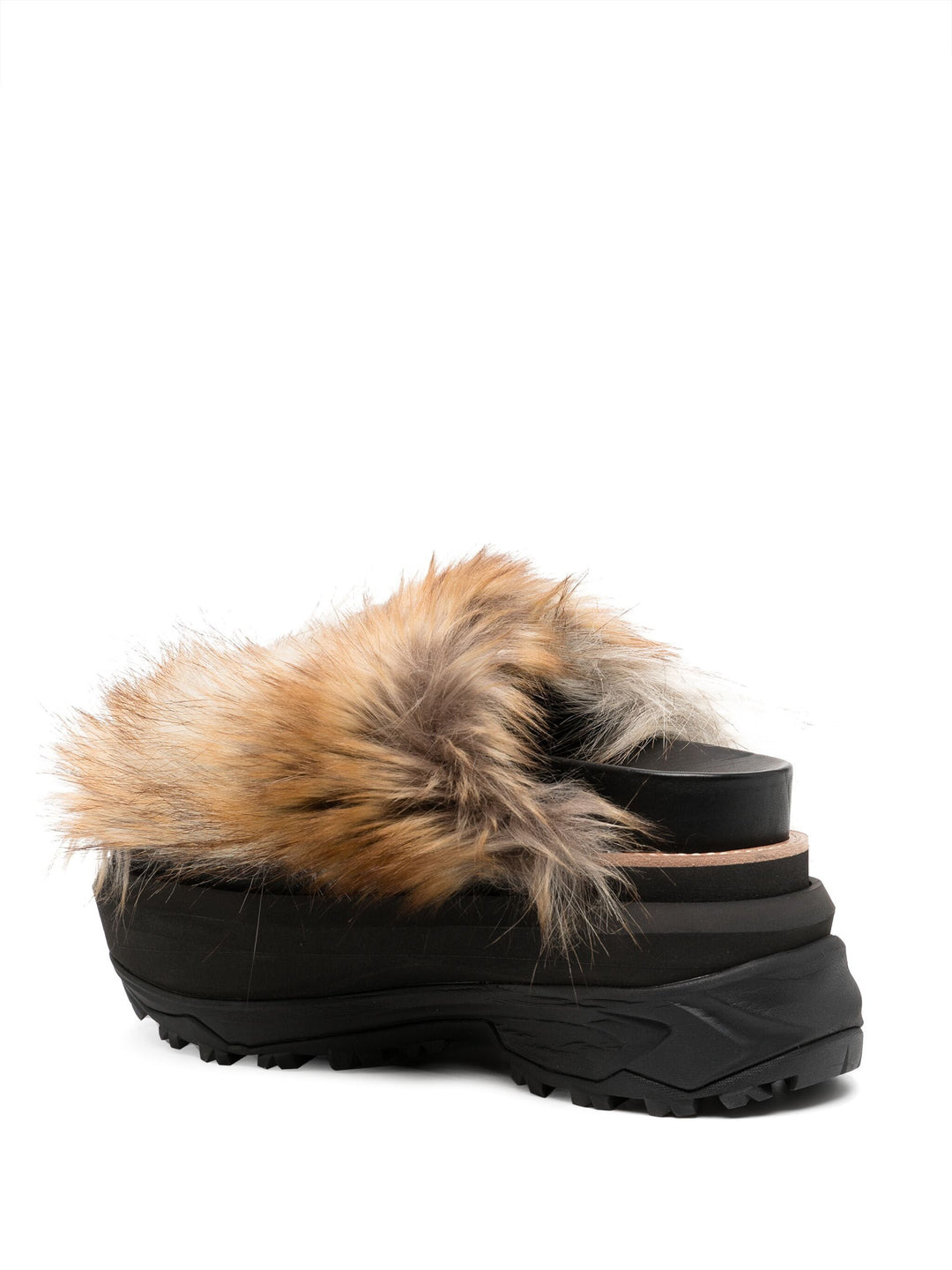 Faux Fur Sandals - 3