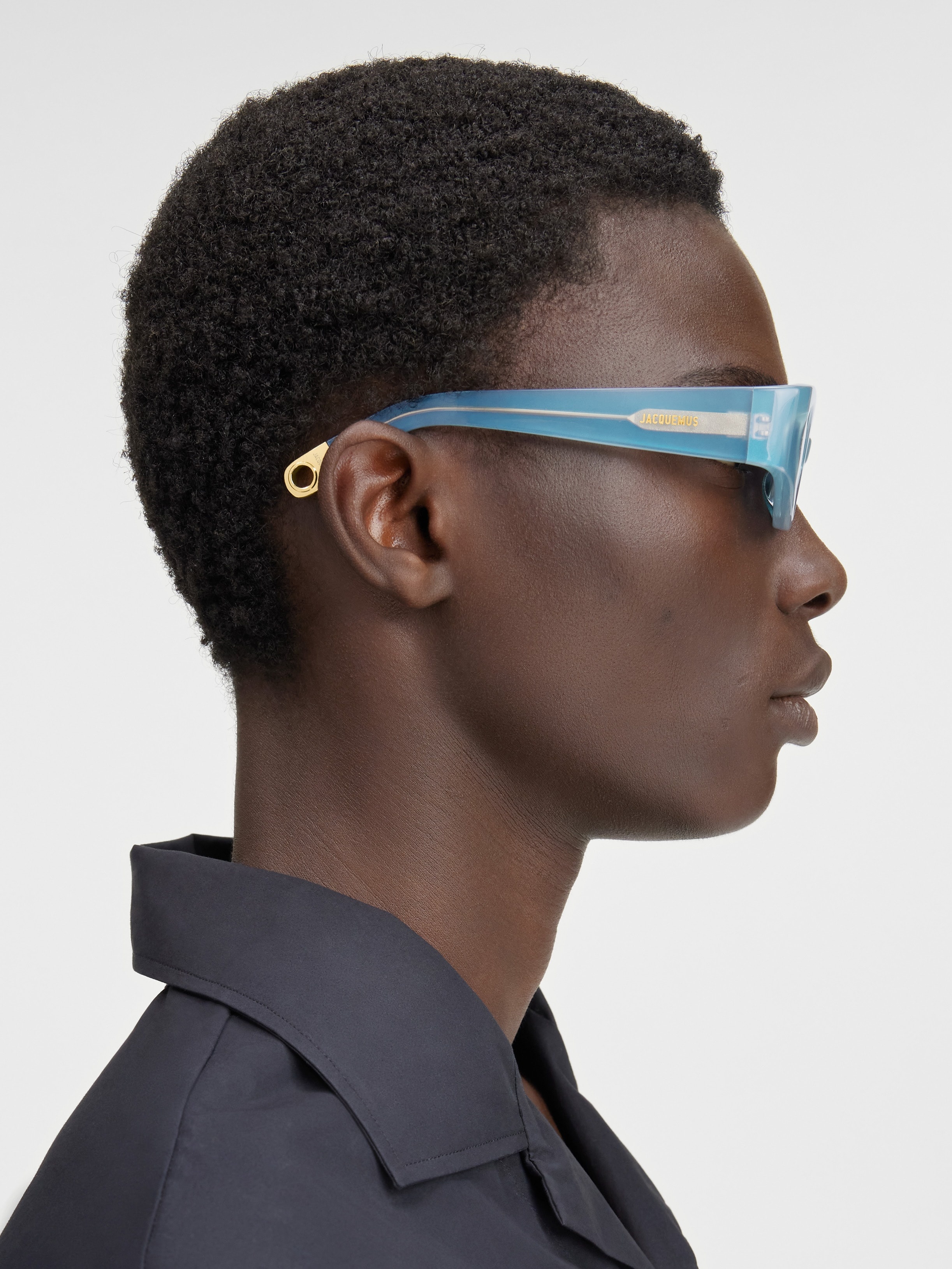 サングラス JACQUEMUS LES LUNETTES OVALO SUNGLASSES Les Lunettes Ovalo Sunglasses in Black
