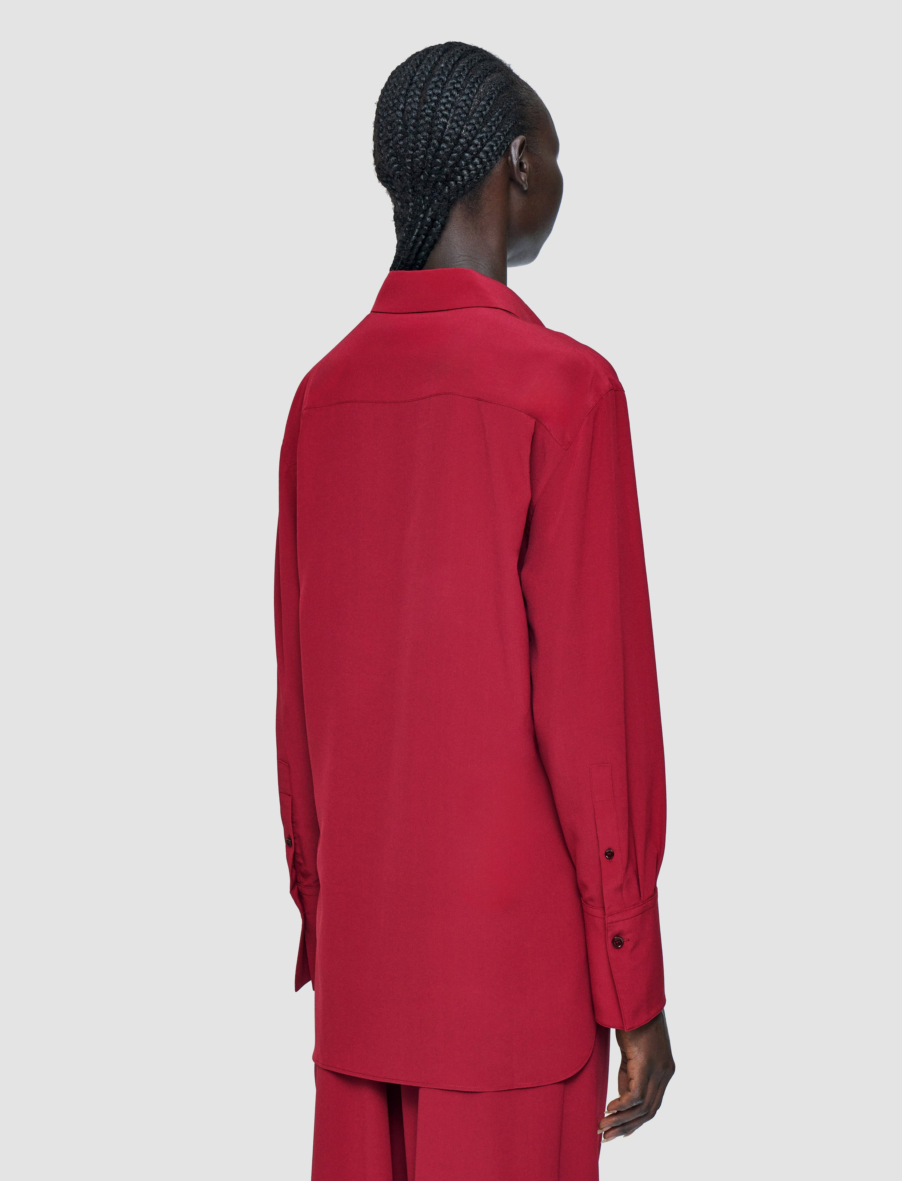 Joe Crepe de Chine Silk Blouse - 4