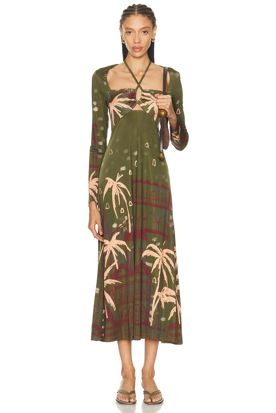 Eternal Tropical Ankle Dress - 1