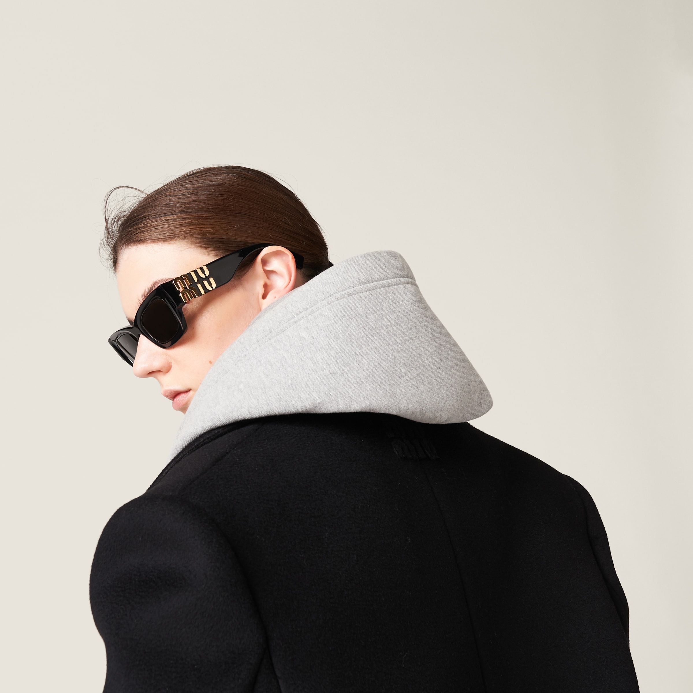 Single-breasted velour coat - 5