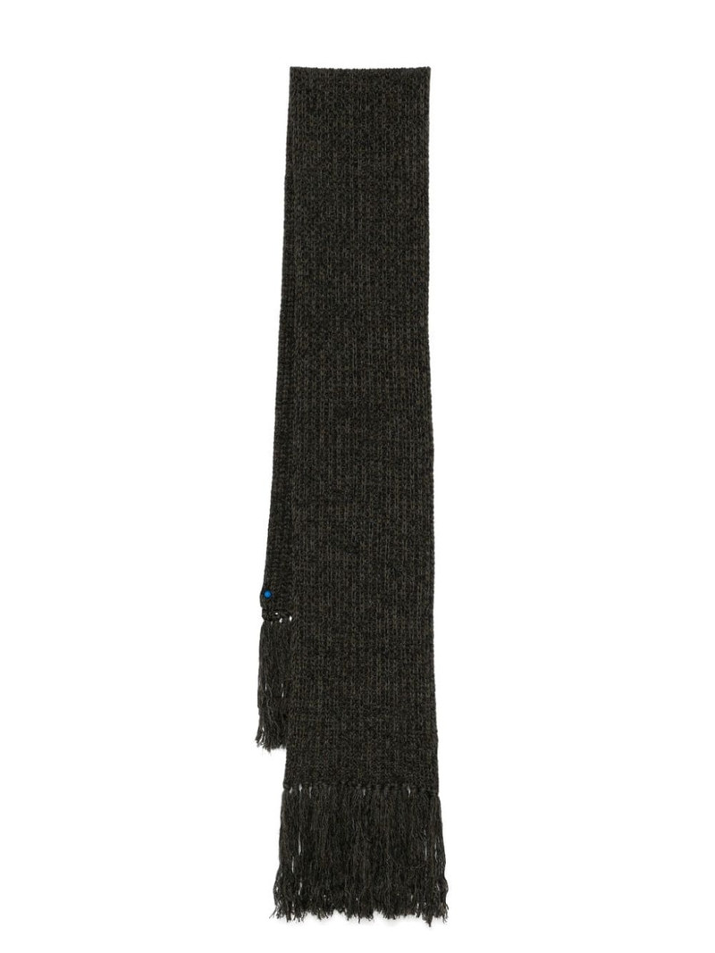 ribbed-knit scarf 1