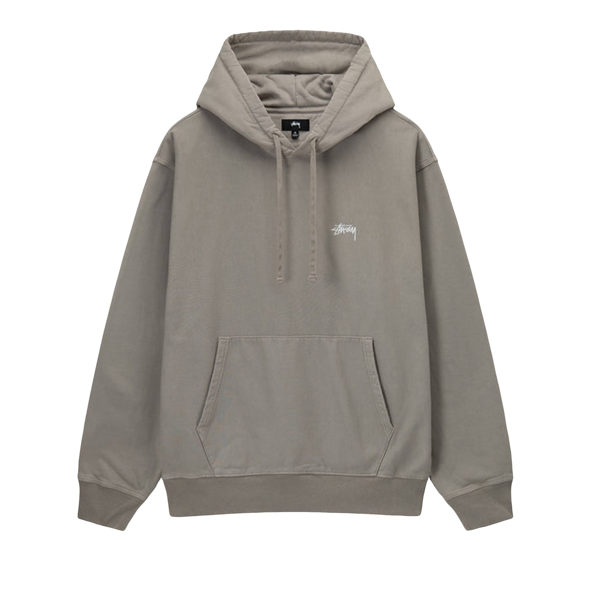 Stussy Overdyed Stock Logo Hoodie 'Sand' - 1