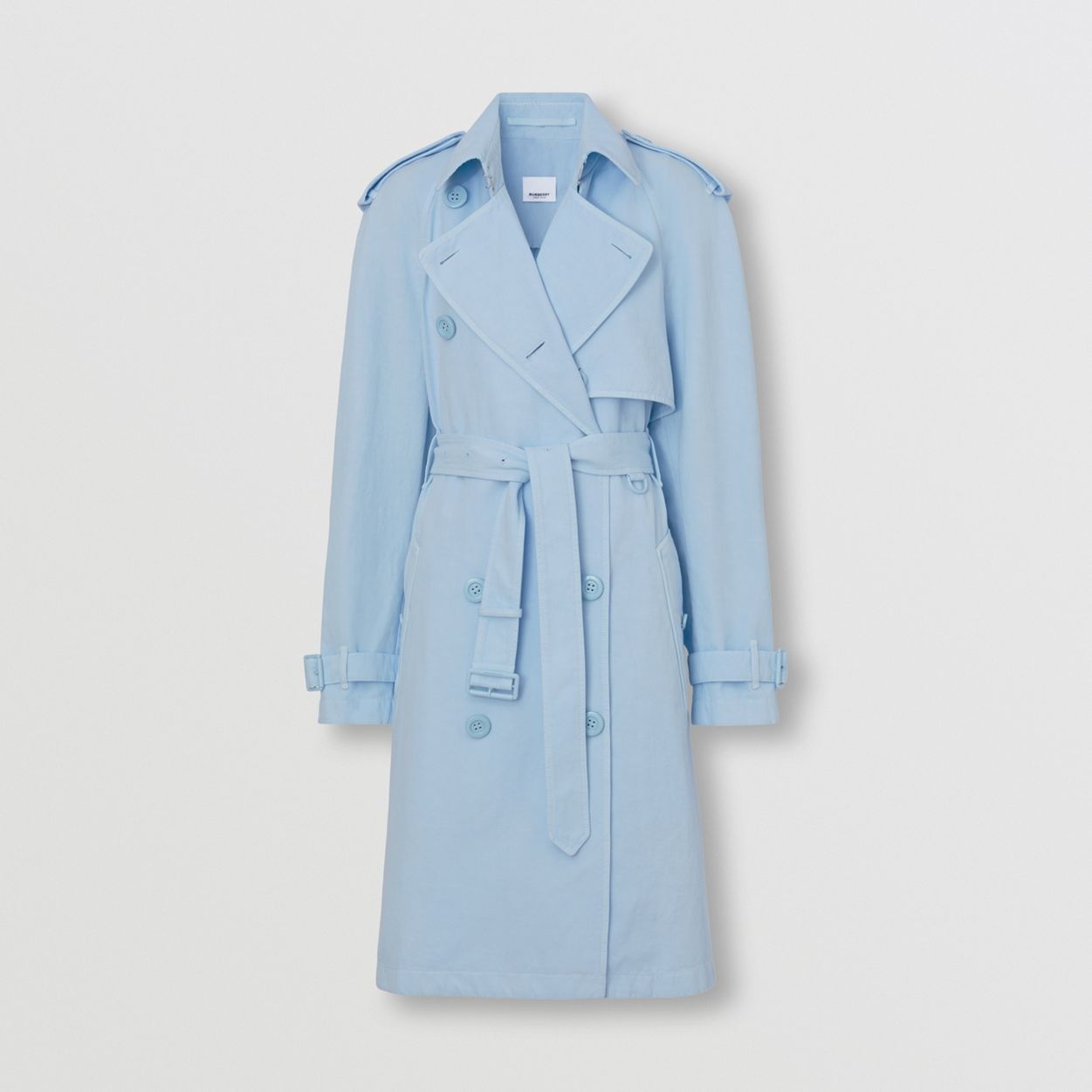 Cotton Linen Trench Coat - 1