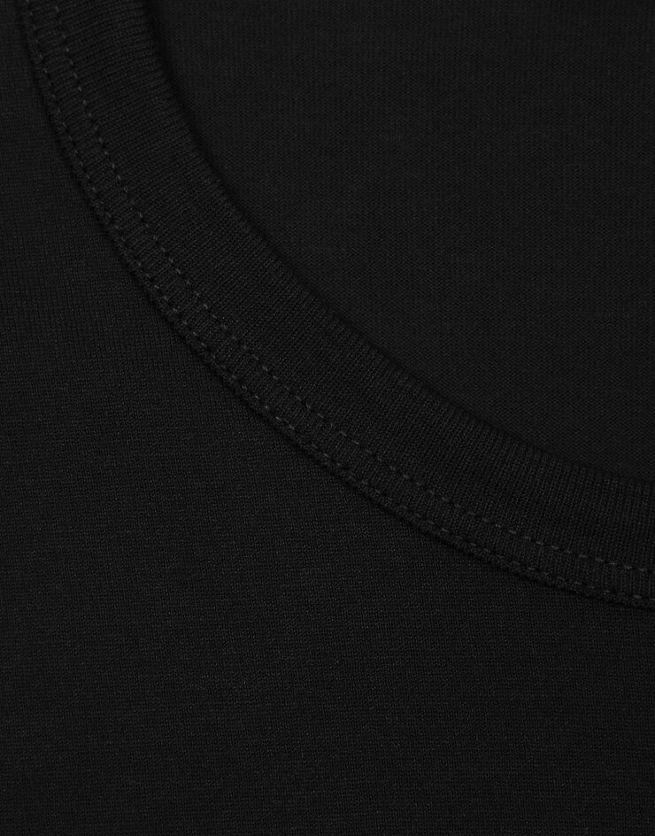 Cotton t-shirt with heraldic patch - 4