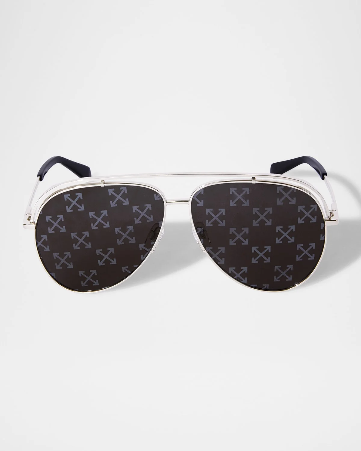 Men's Winner Arrow-Lens Metal Aviator Sunglasses - 1