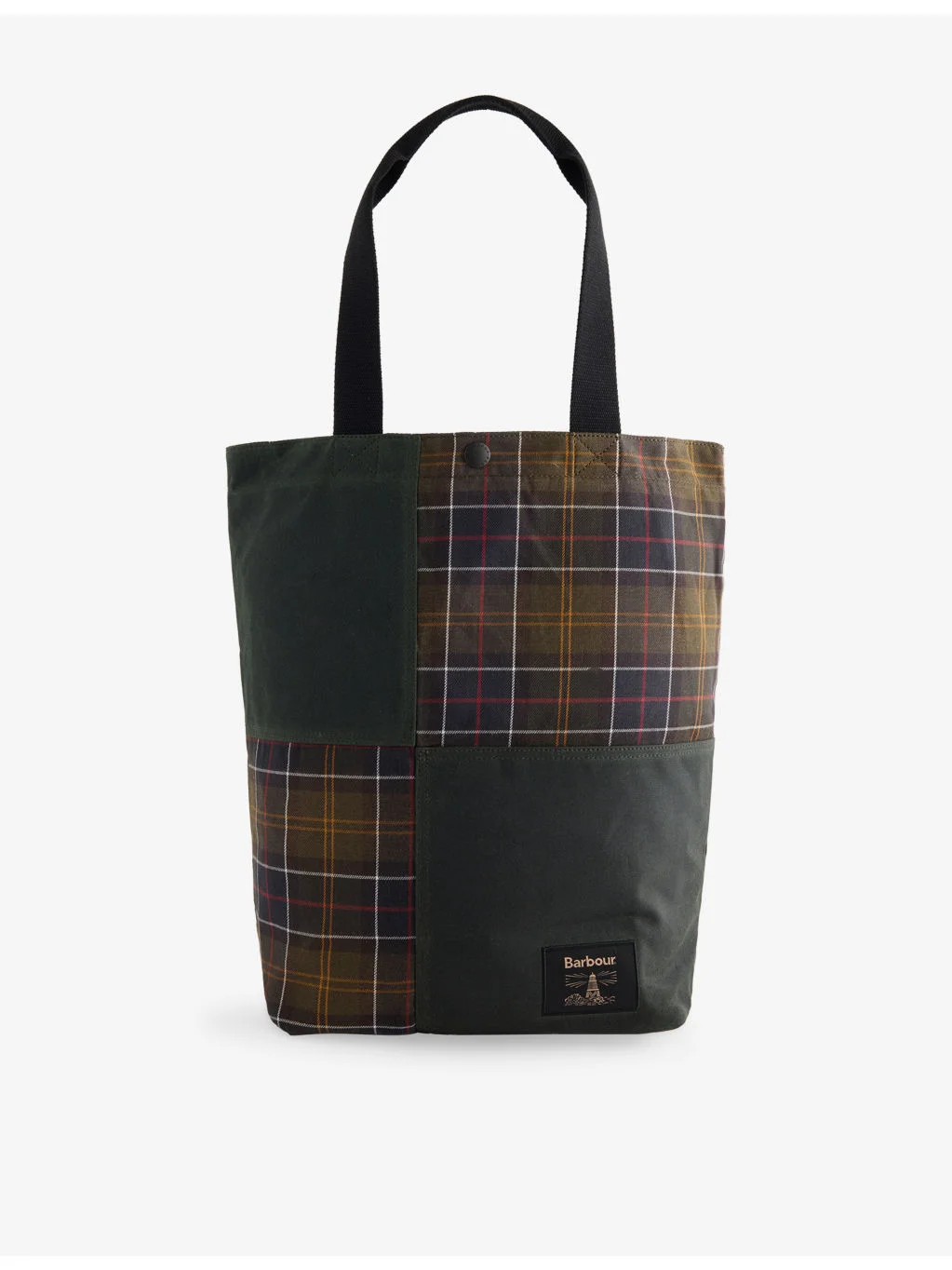 Field Patchwork Waxed-Cotton Tote - 1