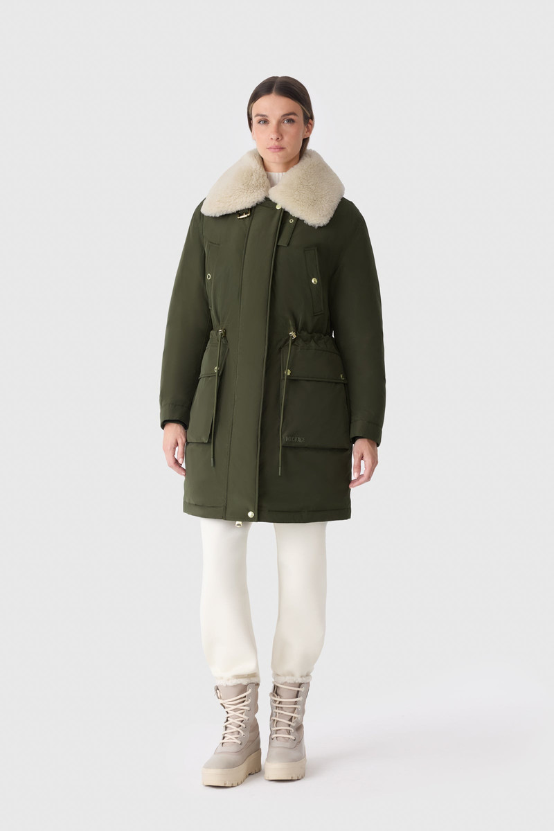MACKAGE NOVA 3-in-1 Down Coat With Removable Inner Layer and Shearling Collar outlook