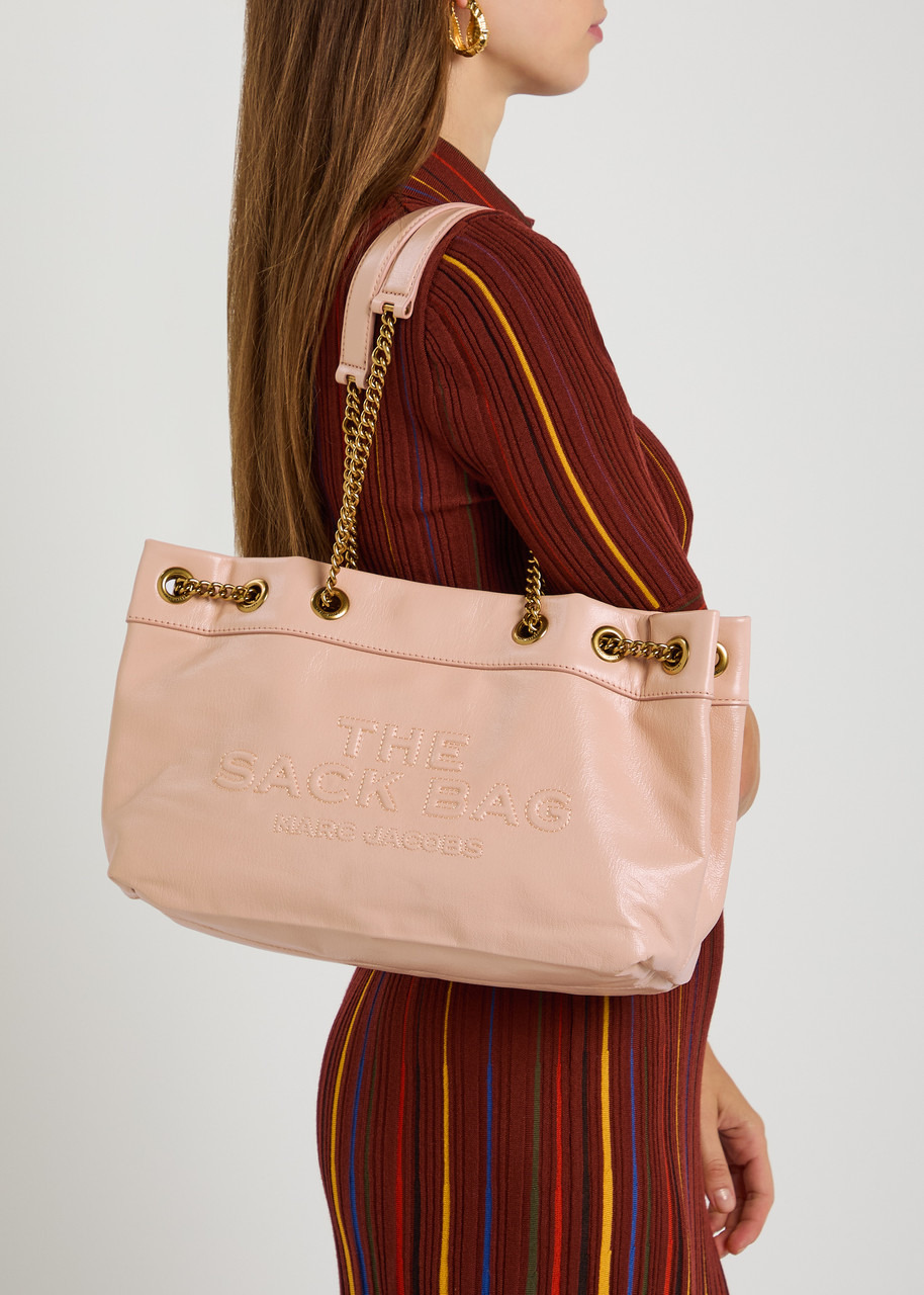 Marc Jacobs The Chain Sack Glossed Leather Tote - 5