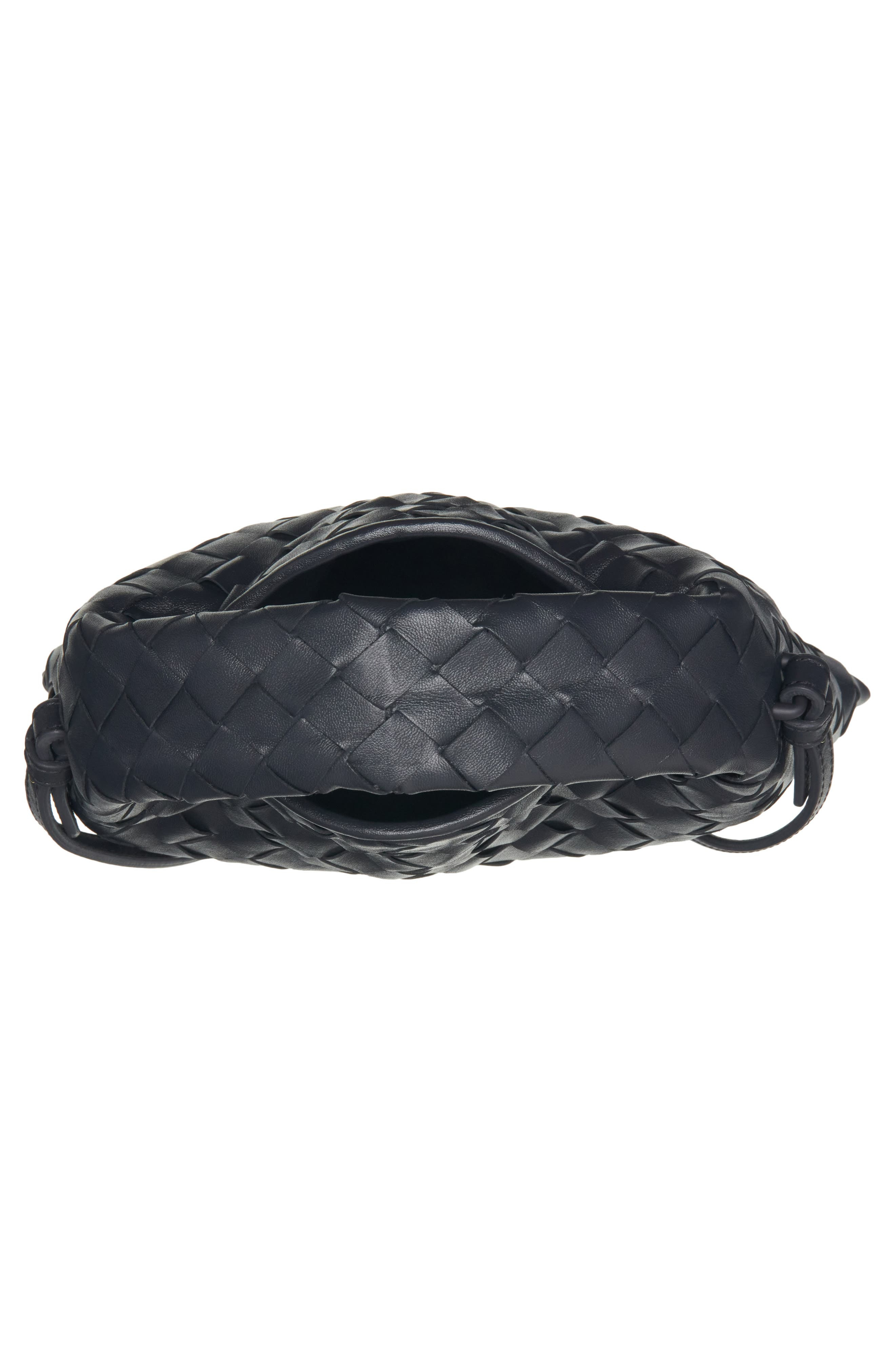 Bottega Veneta Mini Hop Intrecciato Leather Hobo Bag in Shadow at Nordstrom - 5