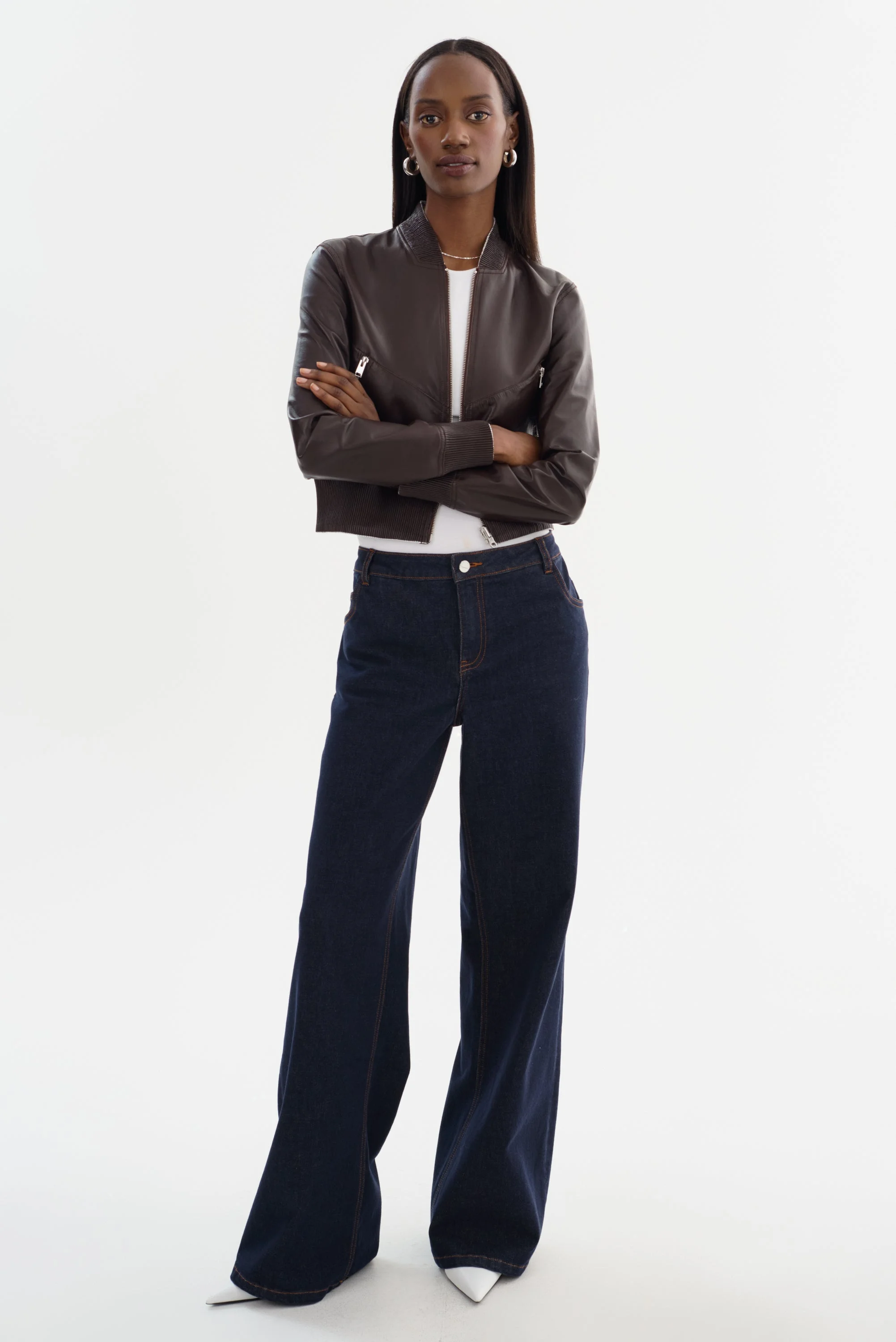 KORDELLA | Reversible Leather Bomber Jacket - 1