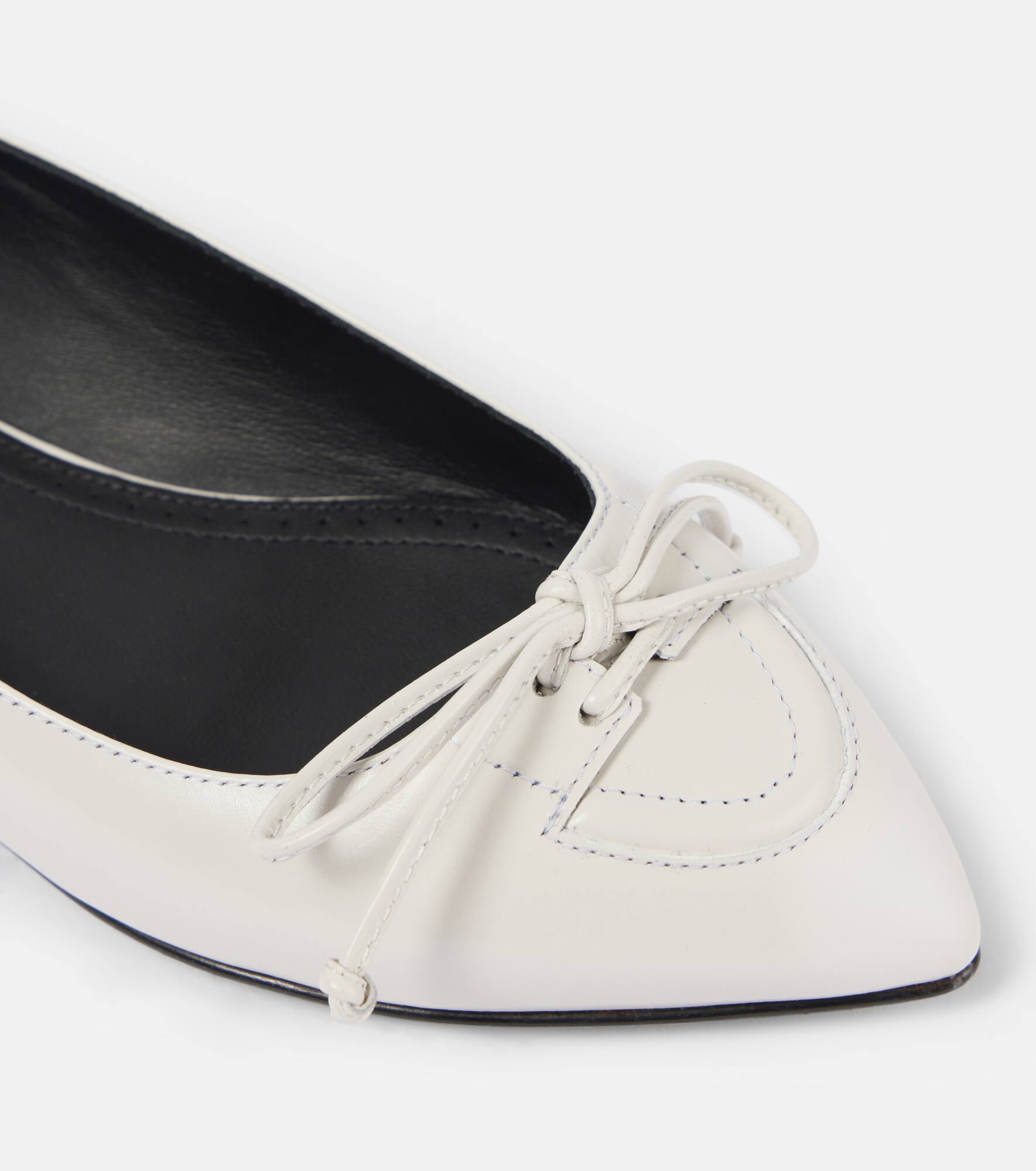 Leather ballet flats - 5