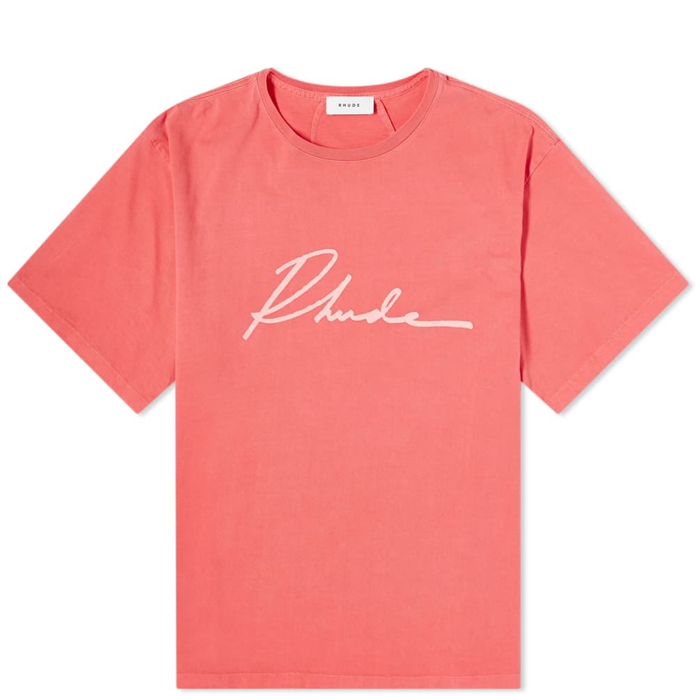 Rhude Script Logo Tee - 1