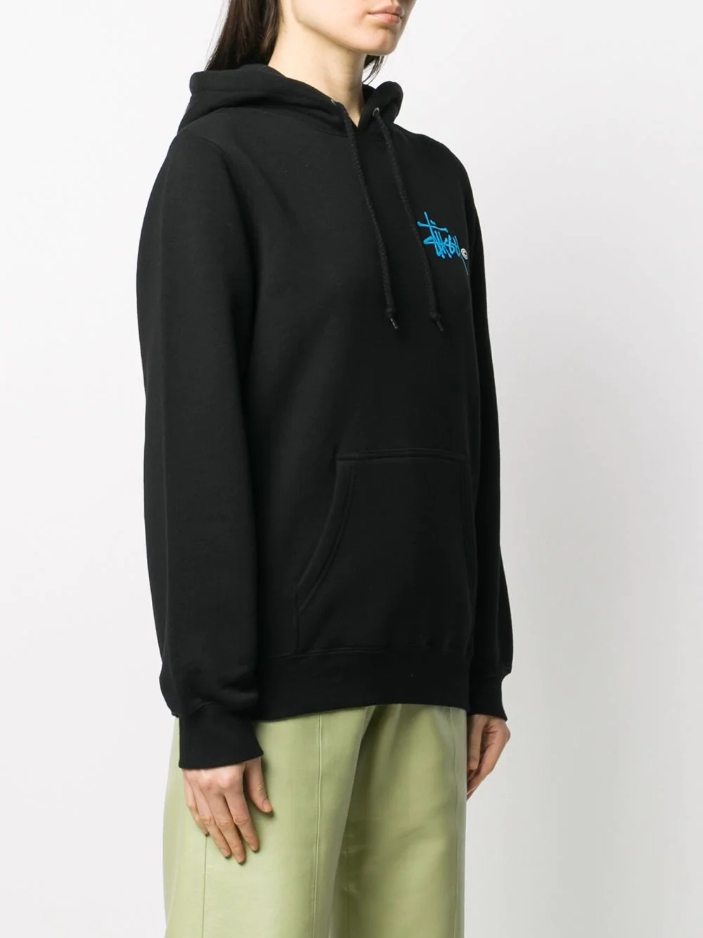 logo print hoodie - 3