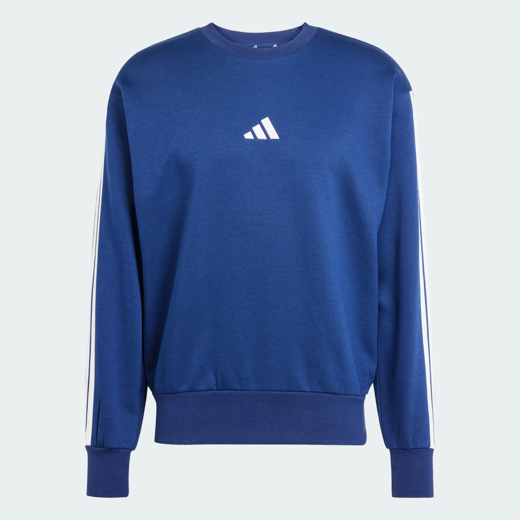 Essentials 3-Stripes Fleece Sweatshirt - 1