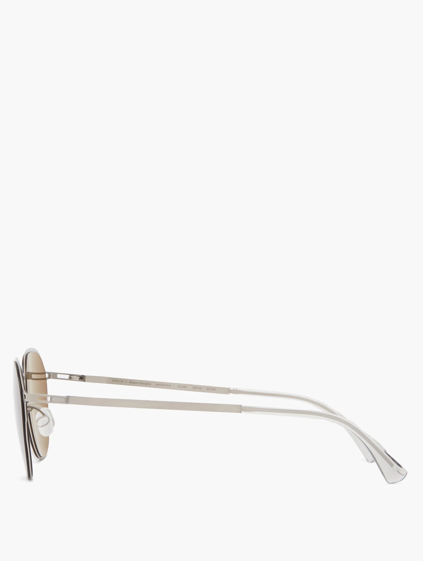 X Maison Margiela stainless-steel sunglasses - 3