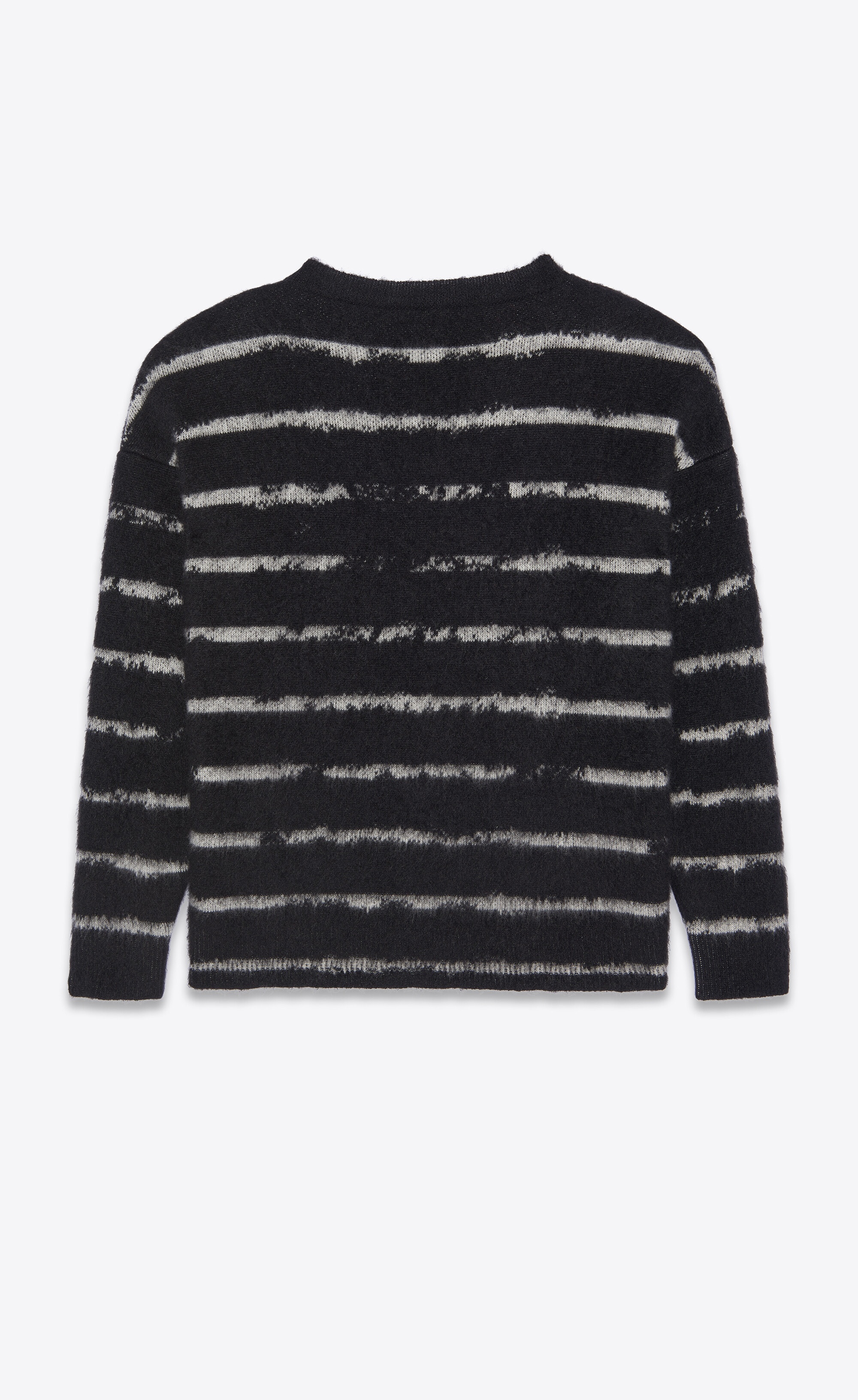 sweater in brushed interrupted stripe - 2