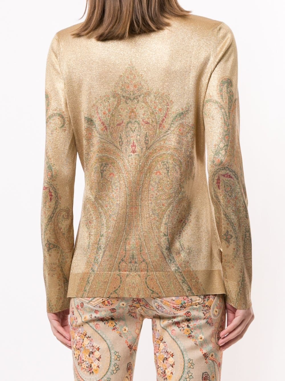 paisley-print jumper - 4