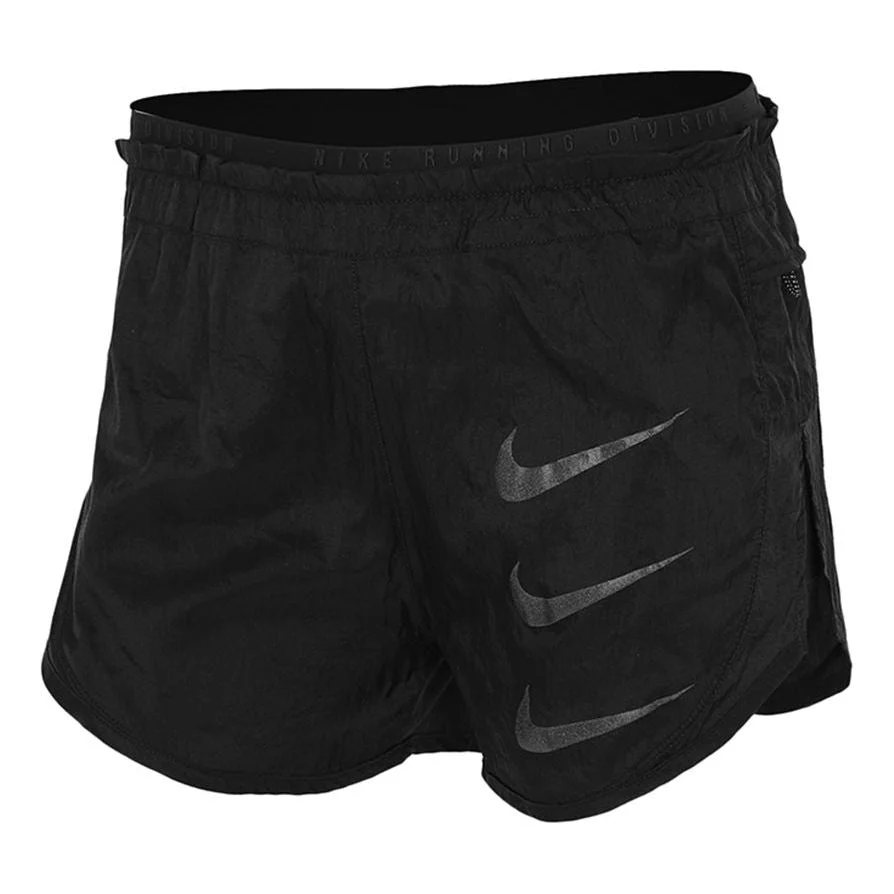 (WMNS) Nike As Nk Run Dvn Tmpo Luxe 2in1 3 Woven Shorts Black DA1281-010 - 1
