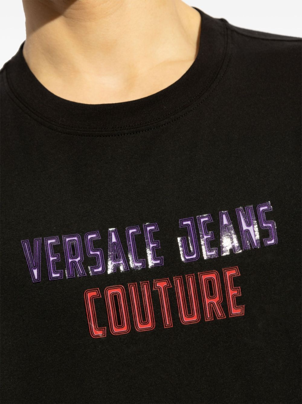 logo print t-shirt - 5