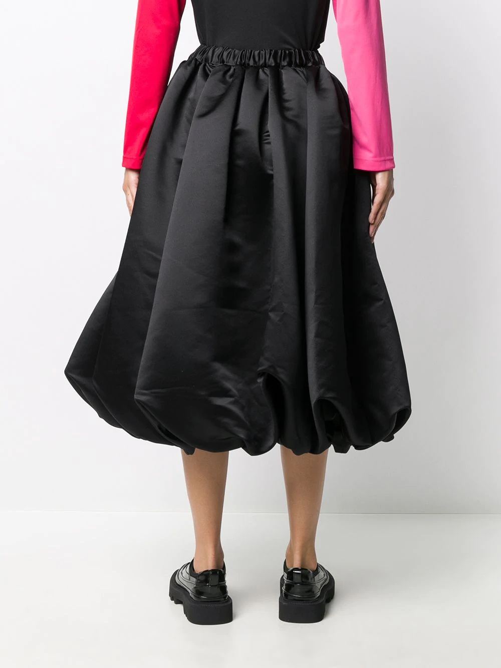 pleated mid-length skirt - 4