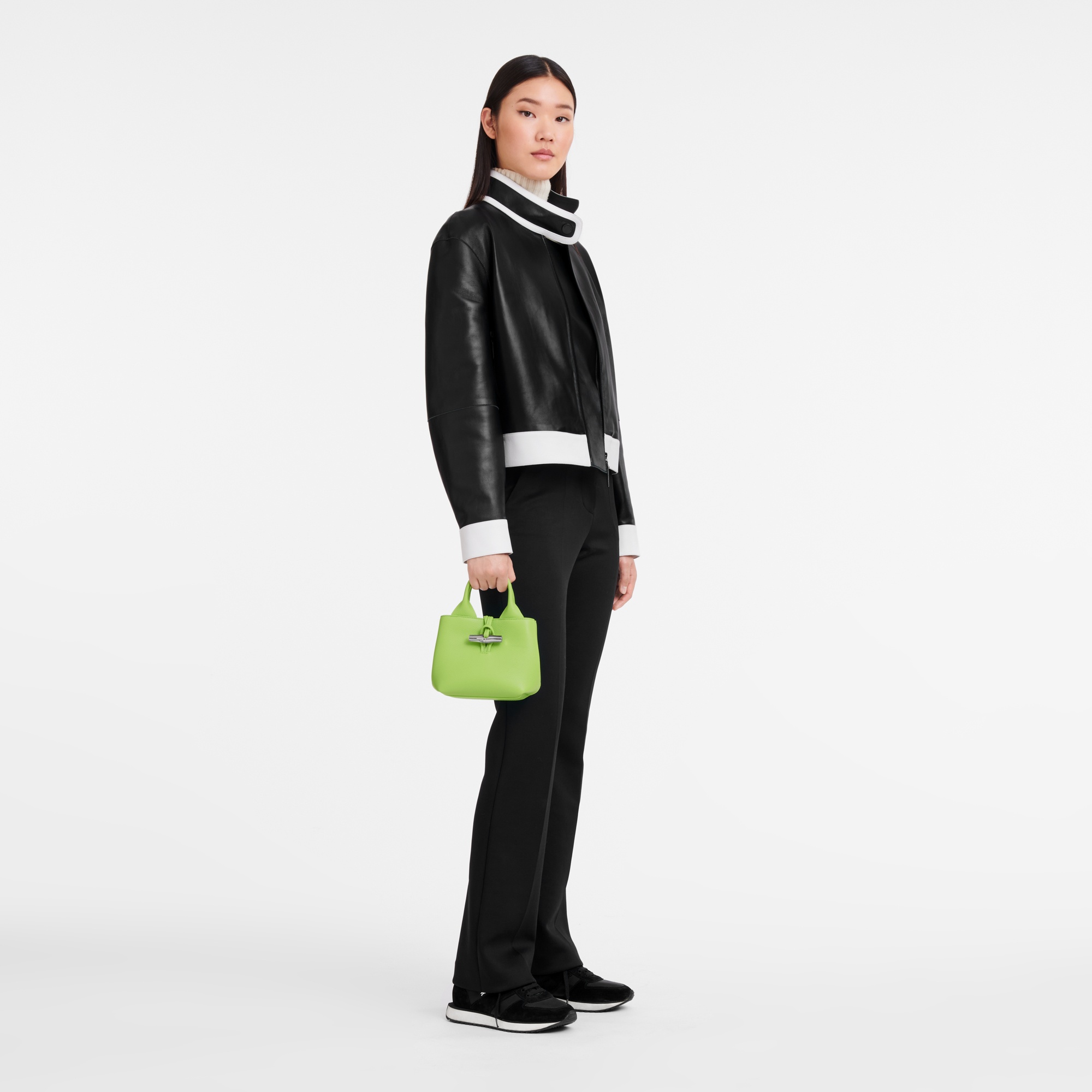 Le Roseau XS Handbag Green Light - Leather - 2