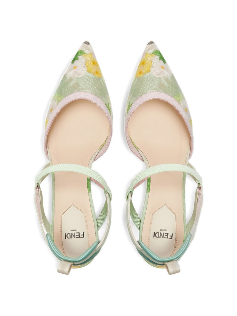 Colibrì Lite floral-pattern strappy pumps 4