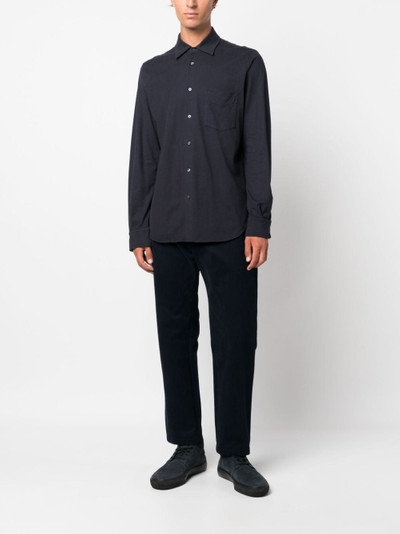 Aspesi spread-collar cotton shirt outlook