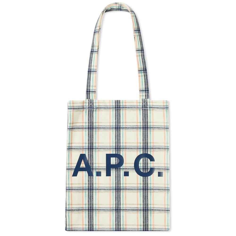 A.P.C. Lou Check Tote Bag - 1