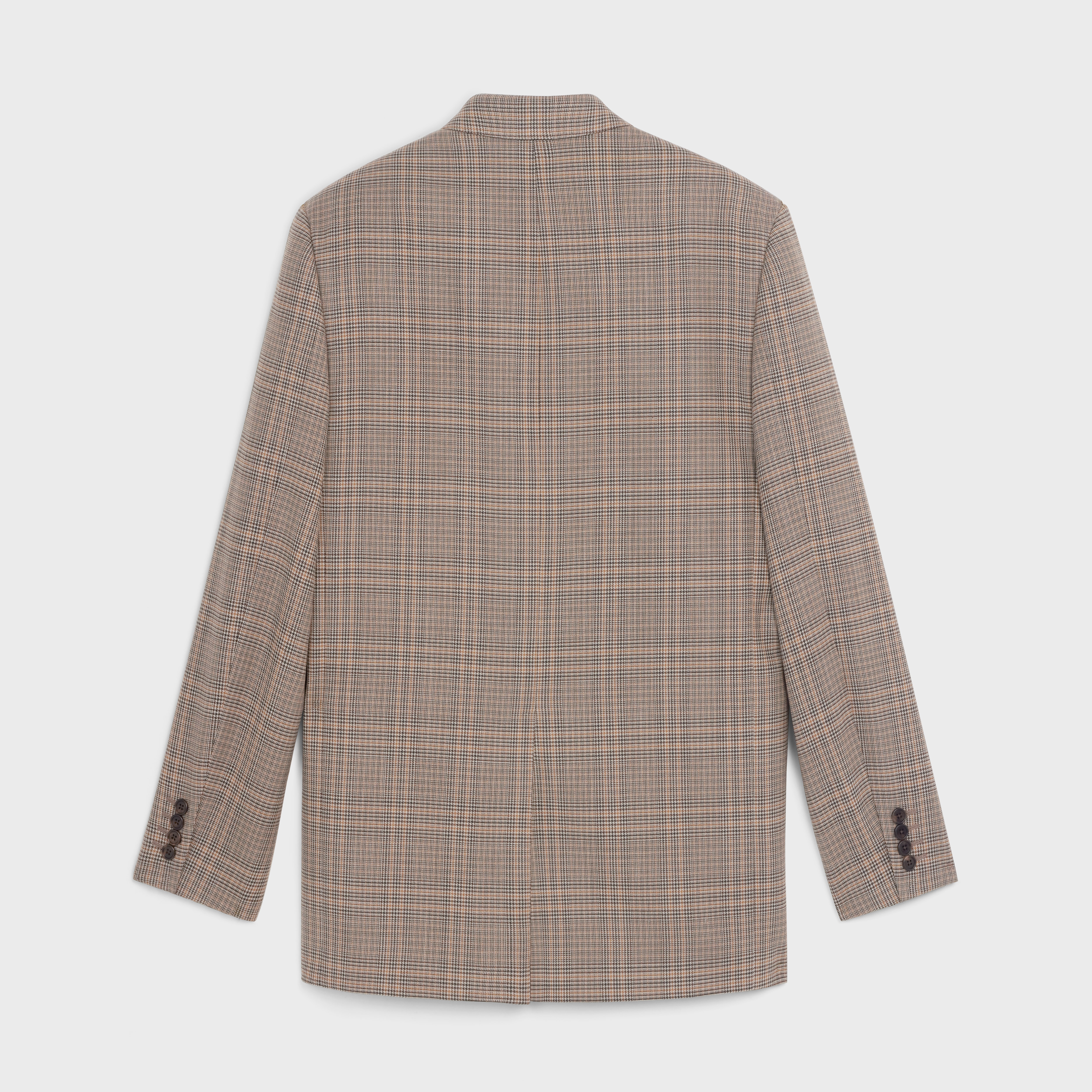 BOXY JACKET IN PRINCE OF WALES CHECK WOOL - 2