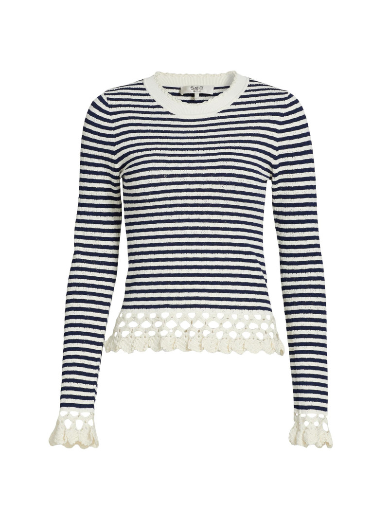 Women's Addy Striped Knit Top - Multi 1
