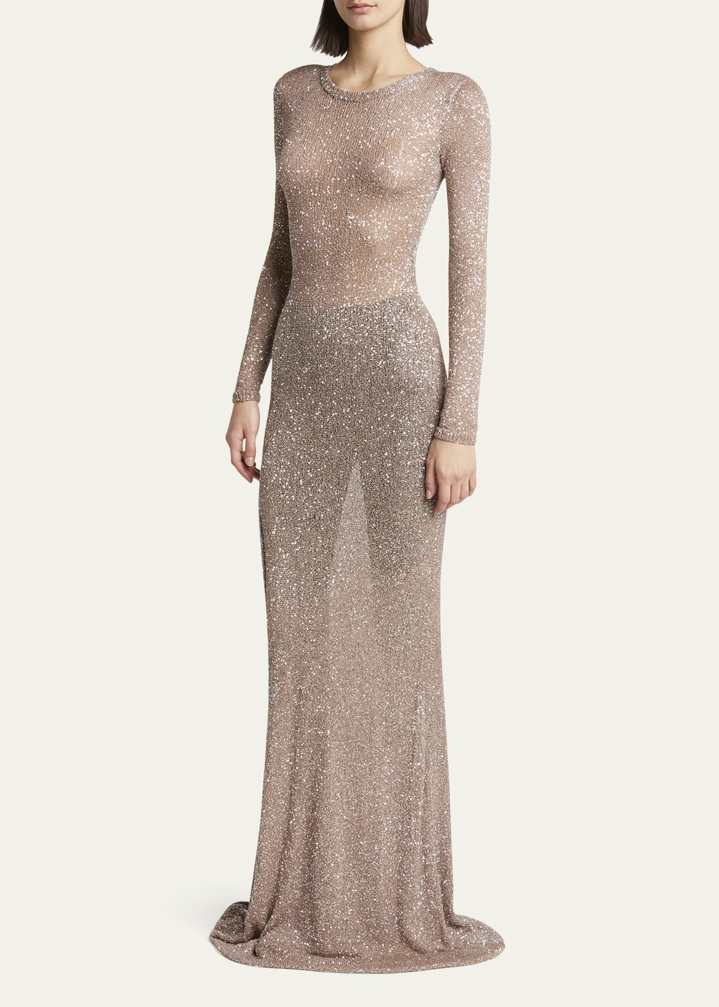 Maxi Sequined Dress - 4