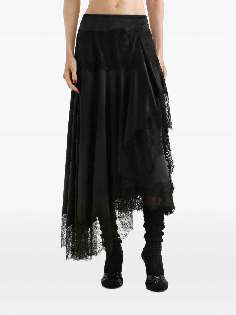 silk-satin skirt - 1