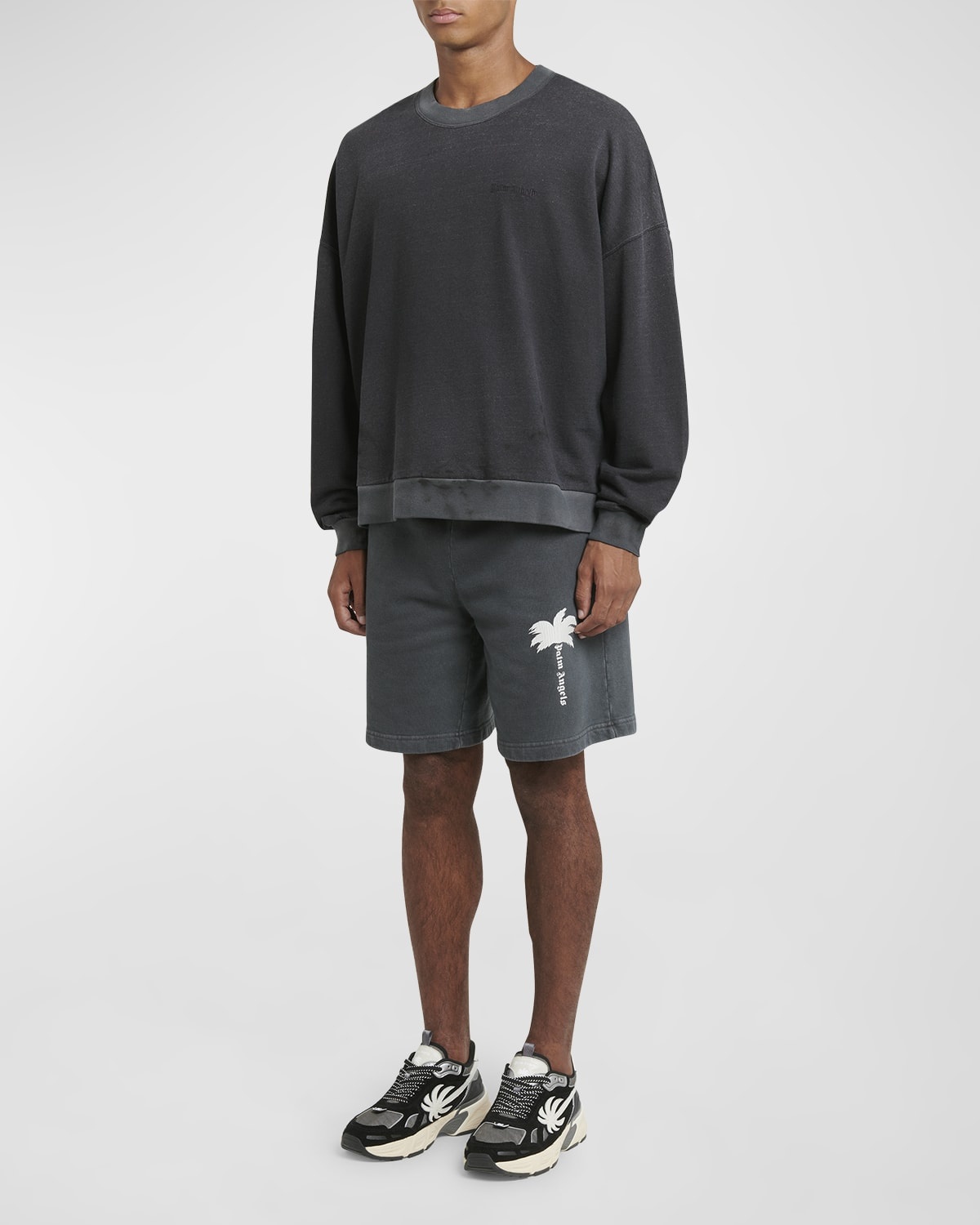 Men's Linen-Blend Relaxed Sweatshirt - 3
