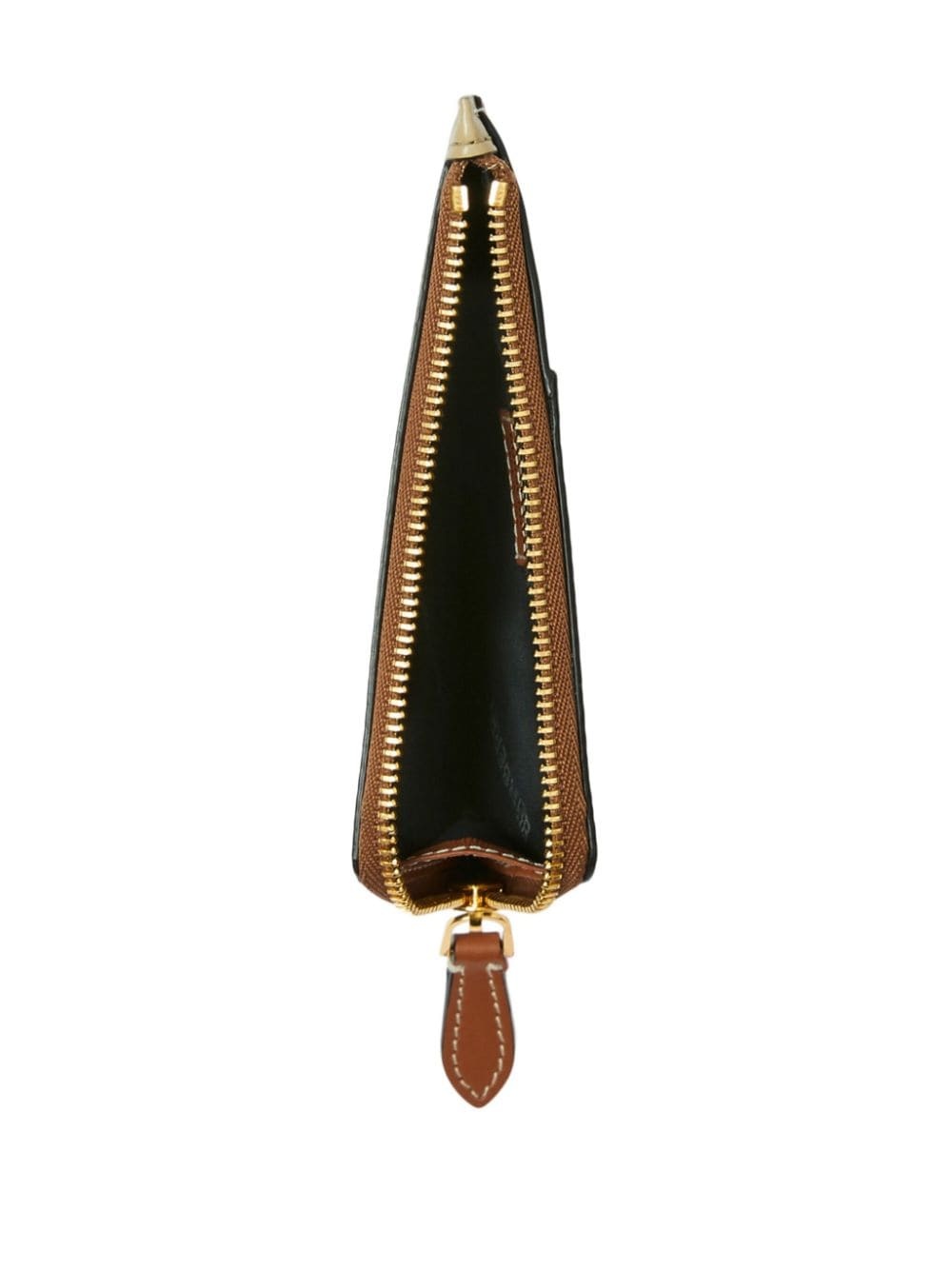 checked leather wallet - 3