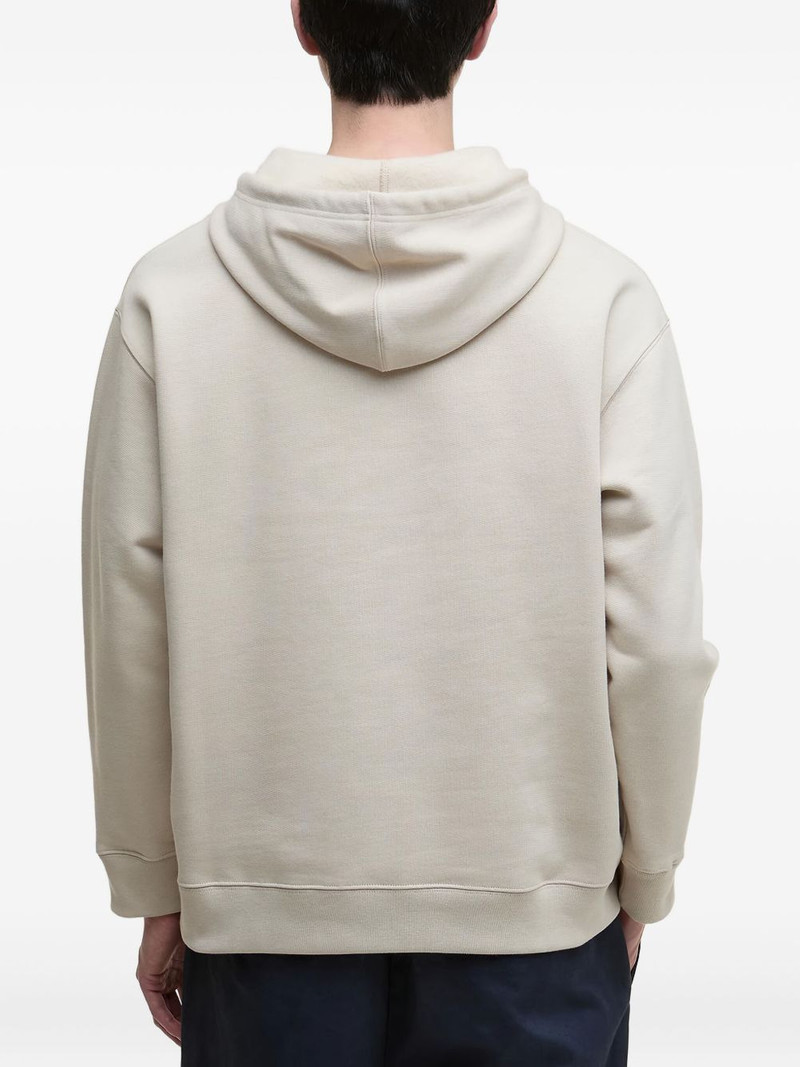 logo-print cotton hoodie 3