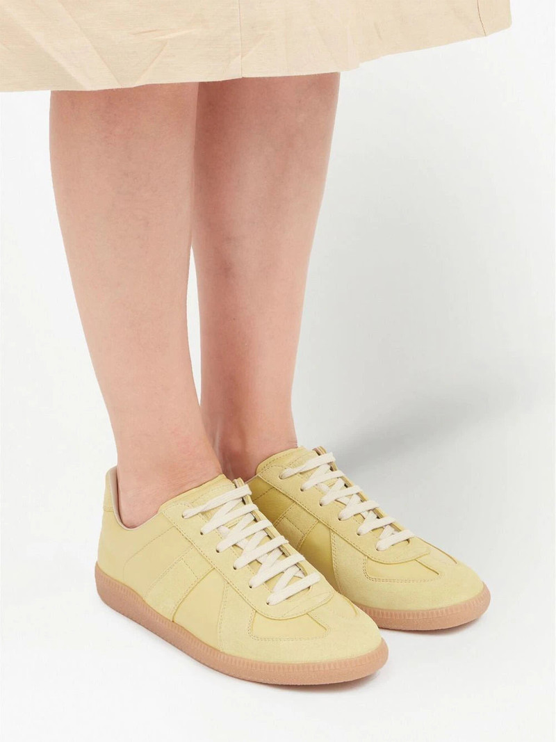 WOMENS REPLICA LOW TOP SNEAKERS - LEMON 6