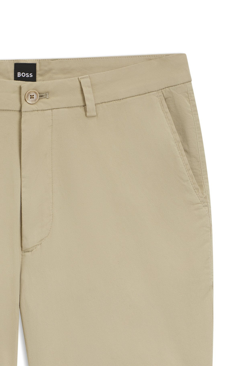 BOSS MODERN-FIT SHORTS IN STRETCH-COTTON TWILL outlook