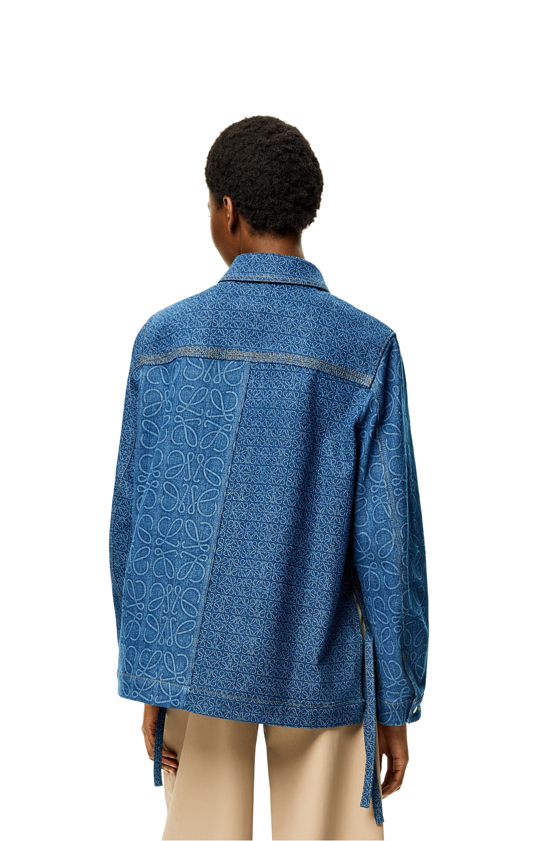 Anagram workwear jacket in denim - 4