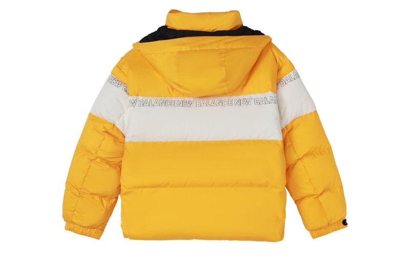New Balance New Balance Colorblock Padded Jacket 'Yellow White' NP943011-MY outlook