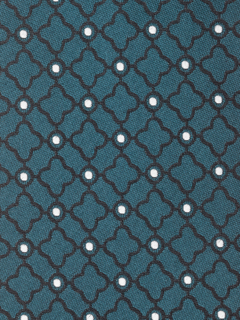 ZEGNA TEAL BLUE SILK TIE outlook